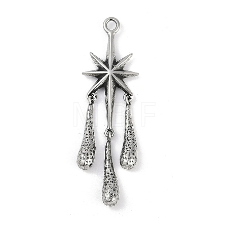 316 Surgical Stainless Steel Big Pendants X-STAS-G349-16AS-1
