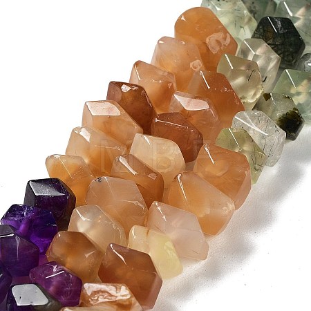 Chakra Natural Mixed Gemstone Beads Strands G-D091-A08-1