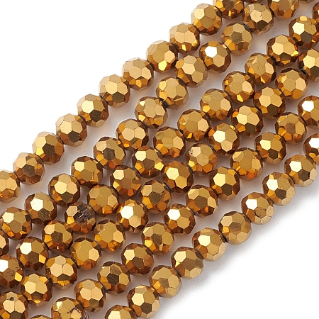 Electroplate Glass Beads Strands LS-EGLA-K015-09C-1