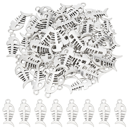 60Pcs Tibetan Style Alloy Pendants TIBEP-LP0001-05-1