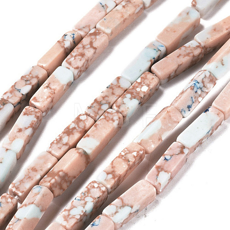 Synthetic Imperial Jasper Beads Strands G-E508-02L-1