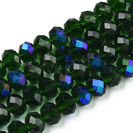 Electroplate Glass Beads Strands EGLA-A034-T8mm-L27-1