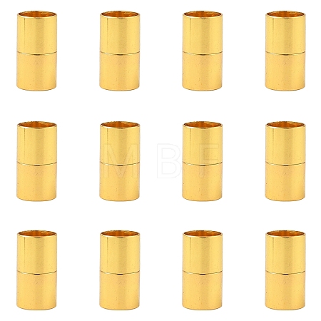 8Pcs Brass Magnetic Clasps KK-YW0003-10G-1