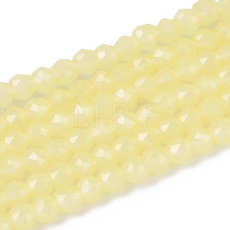 Imitation Jade Glass Beads Strands GLAA-T028-2mm-11H-1