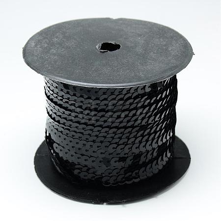 Plastic Paillette Beads PVC-Q085-6mm-26A-1