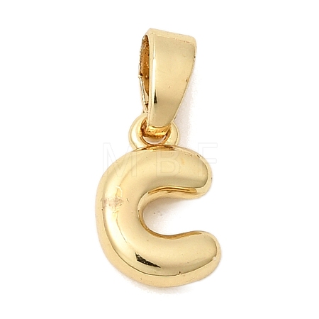 Brass Letter Charms KK-G554-22G-C-1