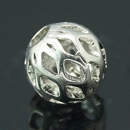 Brass Filigree Beads KK-C2988-N-1