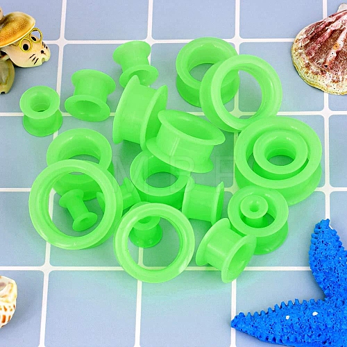 10 Pairs Silicone Ear Gauges WGCF9F6-17-1