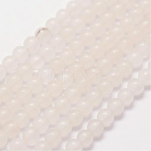 Natural White Jade Beads Strands G-N0190-09-3mm-1