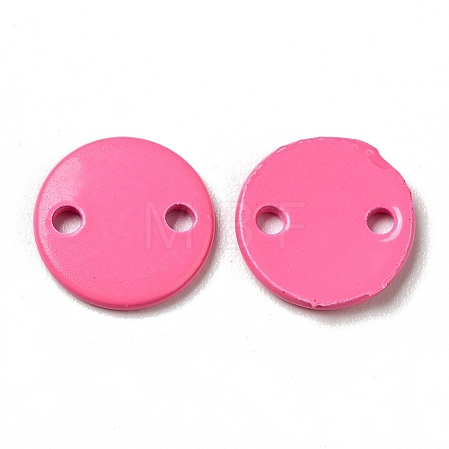 Spray Painted 201 Stainless Steel Connector Charms STAS-G304-23A-1