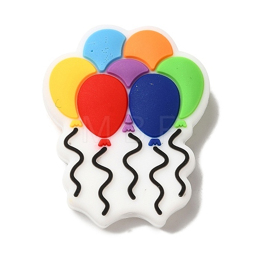 Birthday Theme Silicone Beads SIL-S006-03C-1