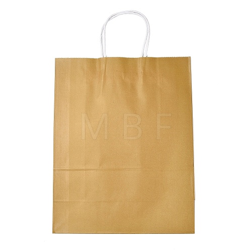 Pure Color Kraft Paper Bags AJEW-G020-D-06-1