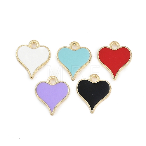 Alloy Enamel Charms FIND-K020-27G-1