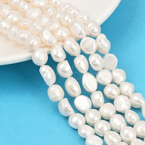 Natural Cultured Freshwater Pearl Beads Strands PEAR-P064-20K-03A-1