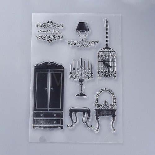 Silicone Stamps X-DIY-L036-B01-1