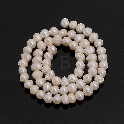 1 Strand Natural Cultured Freshwater Pearl Beads Strands PEAR-CA0001-15C-1