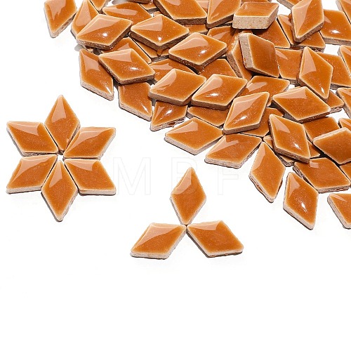 Rhombus Porcelain Cabochons PW-WGD1E7C-02-1