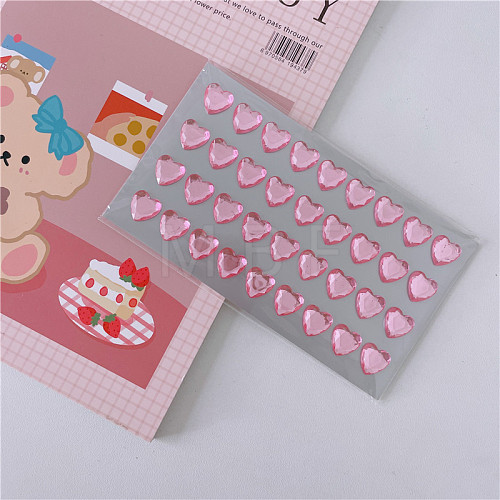 Acrylic Rhinestone Self-Adhesive Stickers WG57164-03-1