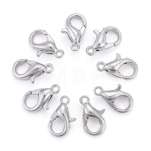 Zinc Alloy Lobster Claw Clasps E103-1