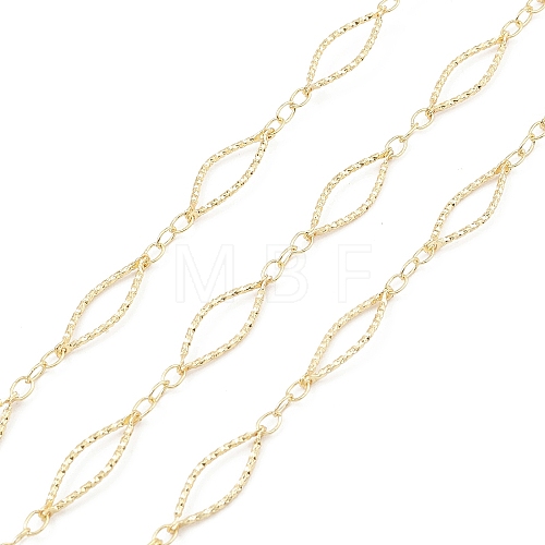 Brass Horse Eye Link Chains CHC-M025-55G-1