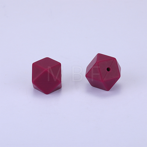 Hexagonal Silicone Beads SI-JX0020A-24-1