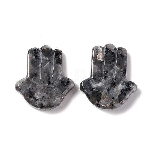 Natural Larvikite Cabochons G-E579-04B-1