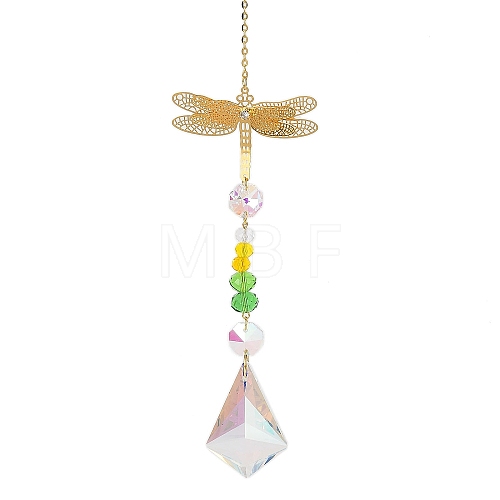 Hollow Alloy Hanging Ornaments HJEW-Q012-05C-1