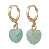 Brass Hoop Earrings EJEW-JE06907-3