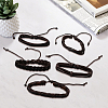 1Bag Mixed Styles Adjustable PU Leather Cord Braided Bracelets for Unisex BJEW-CL0001-47B-7