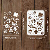 Plastic Reusable Drawing Painting Stencils Templates DIY-WH0202-353-2
