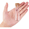 Empty Small Glass Cork Bottles AJEW-BC0003-05-4