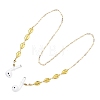 Ocean Series Shell & Starfish & Turtles 304 Stainless Steel Eyeglass Chains AJEW-EH00409-5