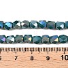 Electroplate Glass Beads Strands EGLA-N002-13-A04-4