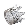 Embossed Glass Candle Holder AJEW-WH0041-83B-2