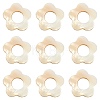 30Pcs Natural Freshwater Shell Beads Frames SHEL-CJ0001-27-3