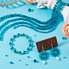 11 Strands 11 Styles Electroplate Glass Beads Strands EGLA-TA0003-05-7