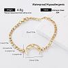 Vintage 304 Stainless Steel Link Bracelets for Women CS6092-4-1
