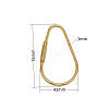 Brass Screw Carabiner Lock Charms KK-ZX025-66C-2