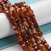 Natural Banded Agate/Striped Agate Beads Strands G-G005-B02-01-2