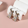 Easter Wood Dangle Earrings FS-WG30599-13-1