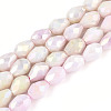 Anti-Tarnish Electroplate Glass Beads Strands GLAA-T025-13A-08-1