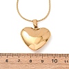 Valentine's Day 304 Stainless Steel Love Heart Pendant Necklaces for Women SA-CBA364C-03G-3