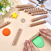 10Pcs 10 Styles Wood Handle Clay Texture Roller TOOL-CN0001-12B-3