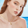 8Pcs Brass Micro Pave Cubic Zirconia Pendants KK-BBC0014-40-5