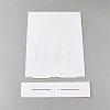 6Pcs Acrylic Blank Board Holder Stands ODIS-WH0038-275B-2