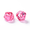Transparent Acrylic European Beads X-MACR-S373-56B-2