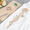 Polyester Flower DIY-WH0622-651-3