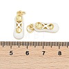 Brass Enamel Pendants KK-G522-50G-01B-3