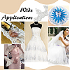 5Yards Polyester Flower Lace Ribbon OCOR-NB0002-88-5