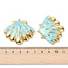 Ocean 304 Stainless Steel Enamel Pendants X-STAS-T076-08E-03G-3